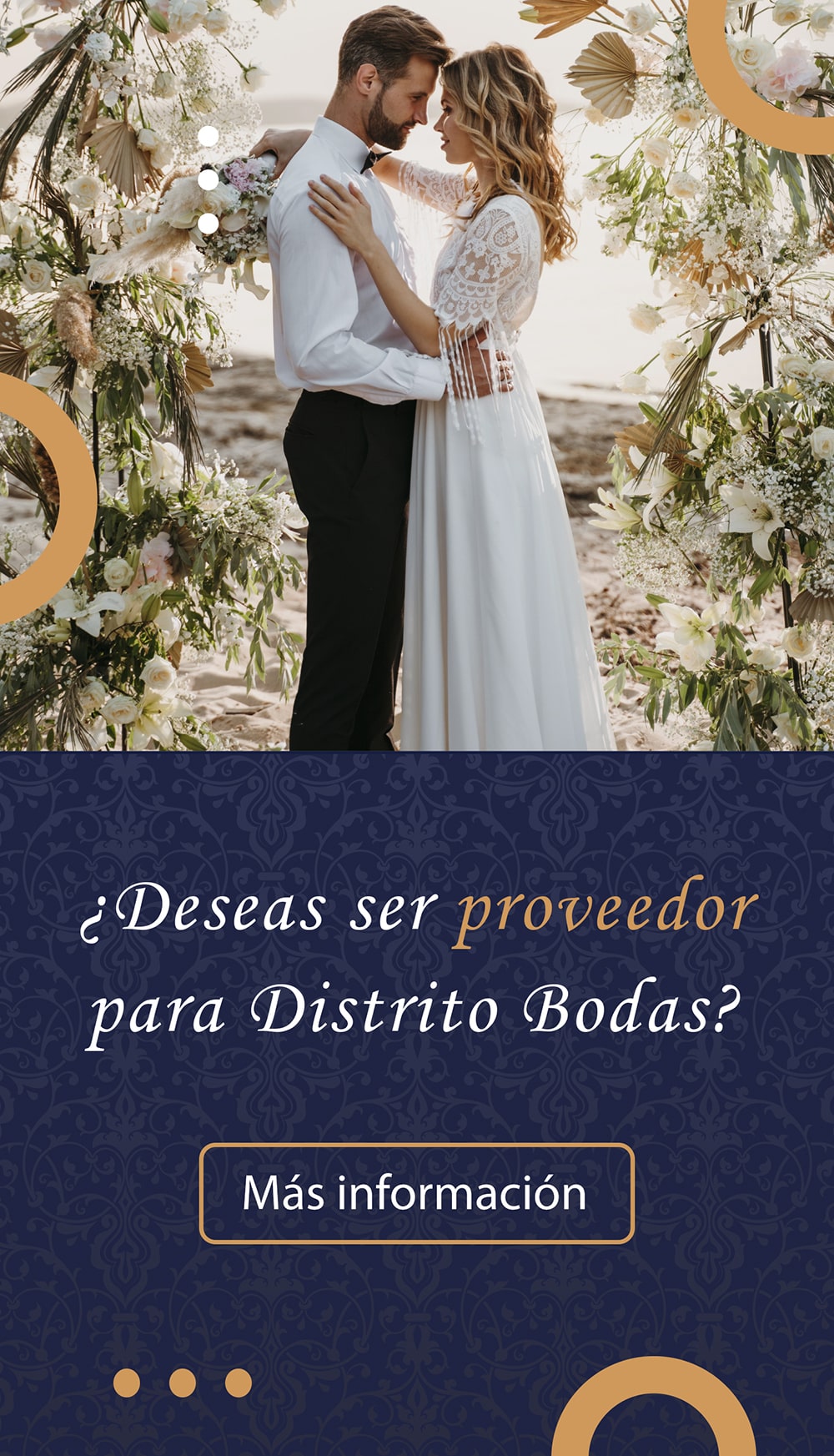 Se un miembro de Distrito Bodas